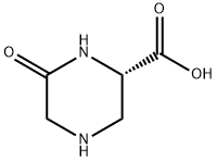 (S)-6-Oxopiperazine-2-carboxylic acid 구조식 이미지