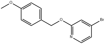 4-broMo-2-(4-메톡시벤질옥시)피리딘 구조식 이미지
