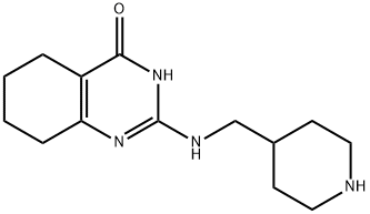 5,6,7,8-Tetrahydro-2-[(4-piperidinylMethyl)aMino]-4(3H)-quinazolinone Structure