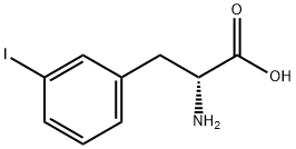 (R)-2-AMino-3-(3-iodophenyl)propanoic acid 구조식 이미지