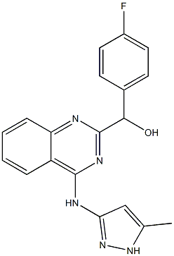 1241914-87-3 (4-fluorophenyl)(4-((5-Methyl-1H-pyrazol-3-yl)aMino)quinazolin-2-yl)Methanol