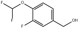 (4-(difluoromethoxy)-3-fluorophenyl)methanol 구조식 이미지