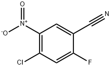 4-Chloro-2-fluoro-5-nitro-benzonitrile 구조식 이미지