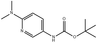 tert-butyl 6-(dimethylamino)pyridin-3-ylcarbamate Structure