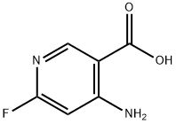 4-AMino-6-fluoronicotinic acid Structure