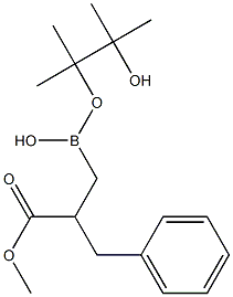 2-Benzyl-3-methoxy-3-oxopropylboronic acid Pinacol Ester Structure