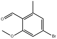 4-bromo-2-methoxy-6-methylbenzaldehyde 구조식 이미지