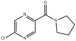 (5-Chloropyrazin-2-yl)(pyrrolidin-1-yl)Methanone 구조식 이미지