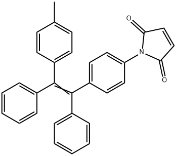 1H-Pyrrole-2,5-dione, 1-[4-[2-(4-Methylphenyl)-1,2-diphenylethenyl]phenyl]- Structure