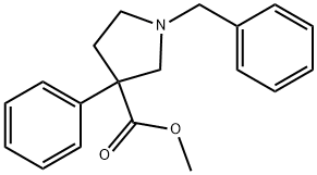 메틸1-벤질-3-페닐피롤리딘-3-카르복실레이트 구조식 이미지