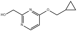 (4-사이클로프로필메톡시-피리미딘-2-일)-메탄올 구조식 이미지
