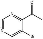 1-(5-브로모피리미딘-4-일)에타논 구조식 이미지