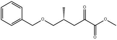 (R)-Methyl 5-(benzyloxy)-4-Methyl-2-oxopentanoate Structure