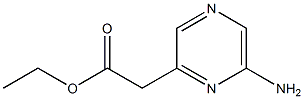 Ethyl2-(6-aminopyrazin-2-yl)acetate Structure