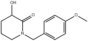 3-하이드록시-1-(4-메톡시벤질)피페리딘-2-온 구조식 이미지