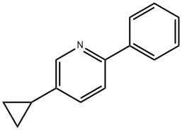 5-cyclopropyl-2-phenylpyridine Structure