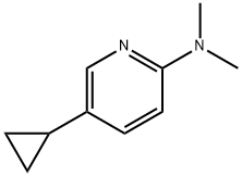 5-cyclopropyl-N,N-dimethylpyridin-2-amine Structure