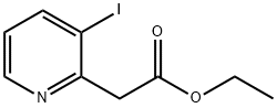 에틸2-(3-IODOPYRIDIN-2-YL)아세트산 구조식 이미지
