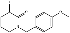 3-요오도-1-(4-메톡시벤질)피페리딘-2-온 구조식 이미지