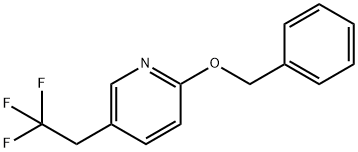 2-(벤질옥시)-5-(2,2,2-트리플루오로에틸)피리딘 구조식 이미지
