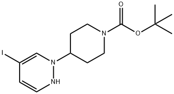 tert-butyl 4-(5-iodopyridazin-1(2H)-yl)piperidine-1-carboxylate Structure