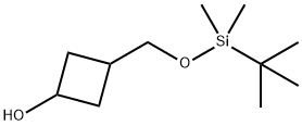 3-(tert-부틸-디메틸-실라닐옥시메틸)-사이클로부탄올 구조식 이미지