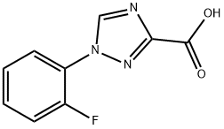 1-(2-fluorophenyl)-1H-1,2,4-triazole-3-carboxylic acid 구조식 이미지