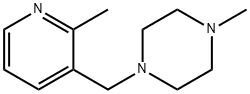 1-메틸-4-((2-메틸피리딘-3-일)메틸)피페라진 구조식 이미지