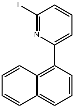 2-fluoro-6-(naphthalen-1-yl)pyridine Structure