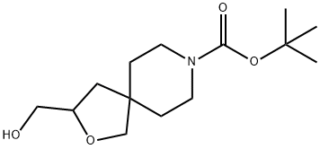 N-Boc-3-(hydroxyMethyl)-2-Oxa-8-azaspiro[4.5]decane Structure