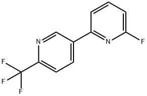 6-fluoro-6'-(trifluoromethyl)-2,3'-bipyridine Structure