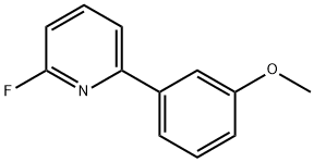 2-플루오로-6-(3-메톡시페닐)피리딘 구조식 이미지