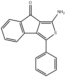 1-AMino-3-phenyl-8H-indeno[1,2-c]thiophen-8-one Structure