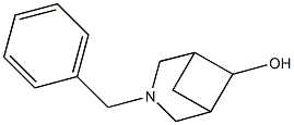3-벤질-6-엔도-하이드록시-3-아자비사이클로[3.1.1]헵탄 구조식 이미지