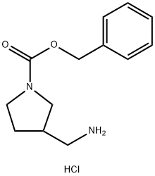 Benzyl 3-(aMinoMethyl)pyrrolidine-1-carboxylate hydrochloride Structure