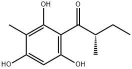 2-Methyl-4-(2-Methylbutyryl)phloroglucinol 구조식 이미지