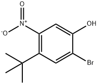 2-BroMo-4-tert-butyl-5-nitro-phenol Structure