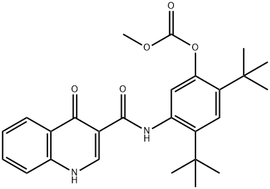 1246213-45-5 Carbonic acid 5-[[(1,4-dihydro-4-oxo-3-quinolinyl)carbonyl]amino]-2,4-bis(1,1-dimethylethyl)phenyl methyl ester