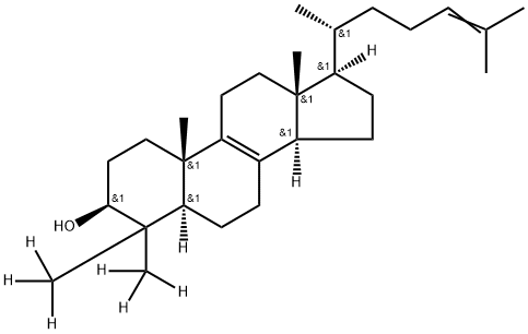(4,4-diMethyl-d6)cholest-8(9),24-dien-3-ol Structure