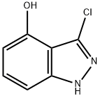 3-Chloro-1H-indazol-4-ol Structure