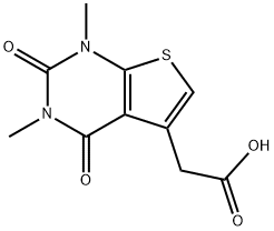 2-(1,3-DiMethyl-2,4-dioxo-1,2,3,4-tetrahydrothieno[2,3-d]pyriMidin-5-yl)acetic acid Structure