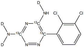 LaMotrigine-13C3,d3, Major Structure