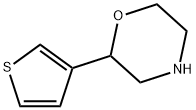 2-(Thiophen-3-yl)Morpholine 구조식 이미지