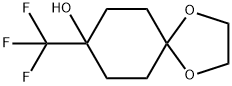 8-(TRIFLUOROMETHYL)-1,4-DIOXASPIRO[4.5]DECAN-8-OL Structure