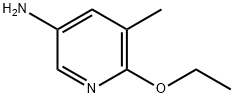 6-에톡시-5-메틸피리딘-3-아민 구조식 이미지