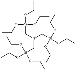 TRIS(TRIETHOXYSILYLMETHYL)AMINE, tech-90 Structure