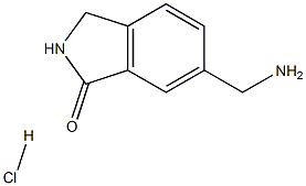 6-(aMinoMethyl)isoindolin-1-one염산염 구조식 이미지