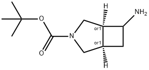 3-Boc-6-aMino-3-azabicyclo[3.2.0]heptane Structure