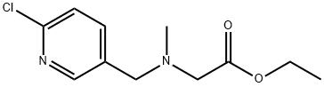 [(6-Chloro-pyridin-3-ylMethyl)-Methyl-aMino]-acetic acid ethyl ester Structure