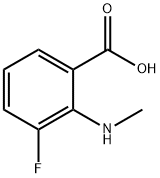 3-Fluoro-2-(methylamino)benzoic acid Structure